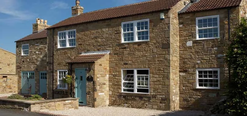 Stone farmhouse with sliding sash windows – Roundhay Windows And Doors